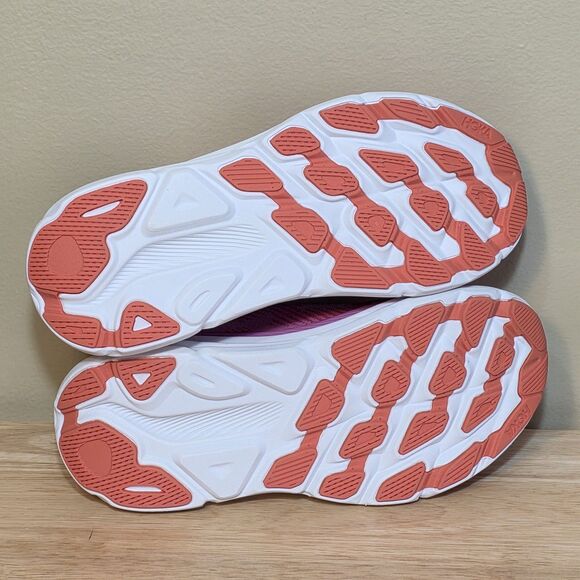 HOKA Clifton 9 Running Shoes Raspberry Strawberry 1127896 RSRW Women's Size 6.5 - Picture 6 of 8